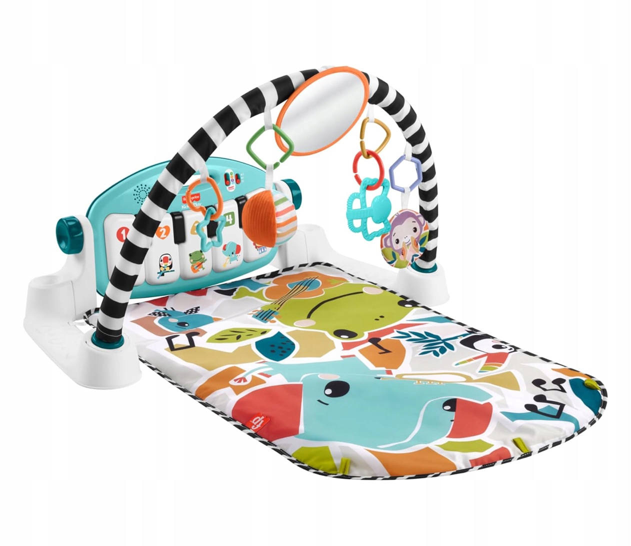 FISHER PRICE Hracia podložka na klavír s hudobnými zvieratkami